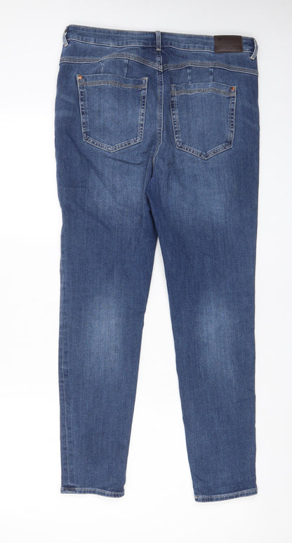 Womens UK Size 32 in Marks and Spencer Regular Fit Skinny Blue Jeans