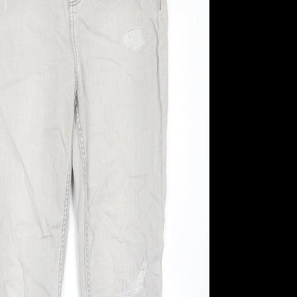 Womens UK Size 14 Marks and Spencer Regular Fit Skinny Grey Jeans