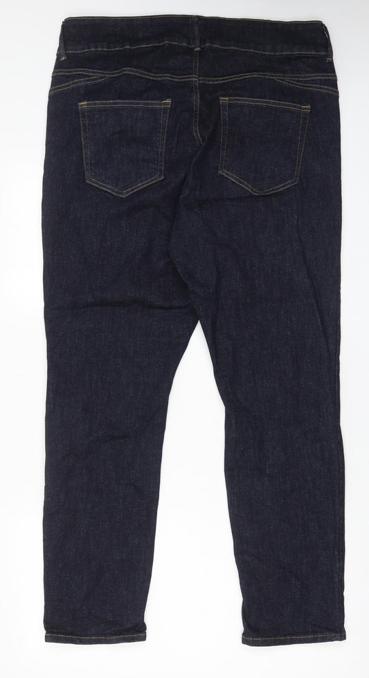 Womens UK Size 38 in Lindex Regular Fit Straight Blue Jeans