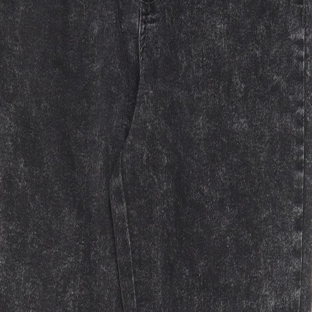 ESMARA Womens Grey Cotton Skinny Jeans Size 12 L29 in Regular Zip