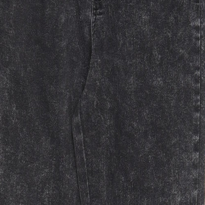 ESMARA Womens Grey Cotton Skinny Jeans Size 12 L29 in Regular Zip