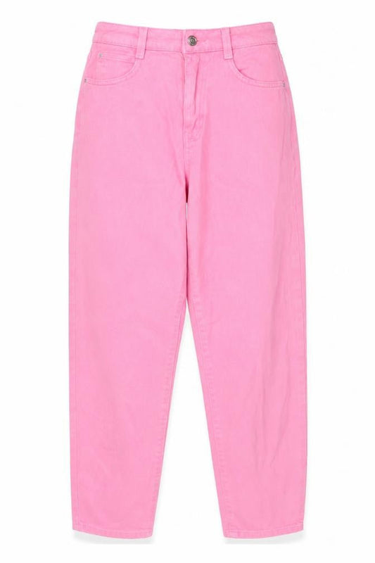 Womens UK Size 6 Zara Regular Fit Mom Pink Jeans
