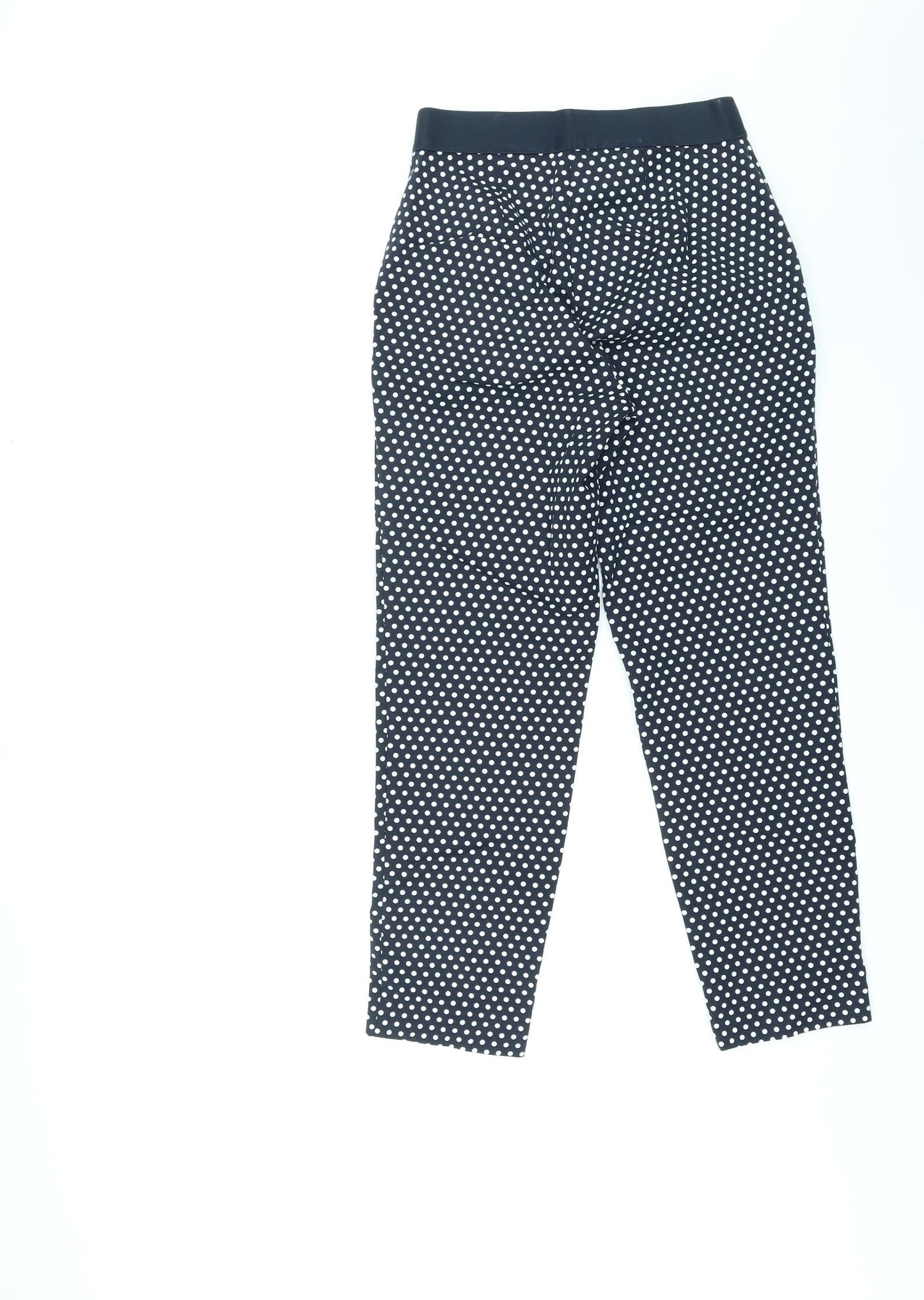 Womens UK Size 8 Marks and Spencer Regular Fit Capri Blue Trousers