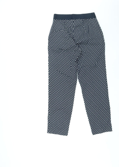 Womens UK Size 8 Marks and Spencer Regular Fit Capri Blue Trousers