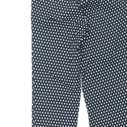 Womens UK Size 8 Marks and Spencer Regular Fit Capri Blue Trousers