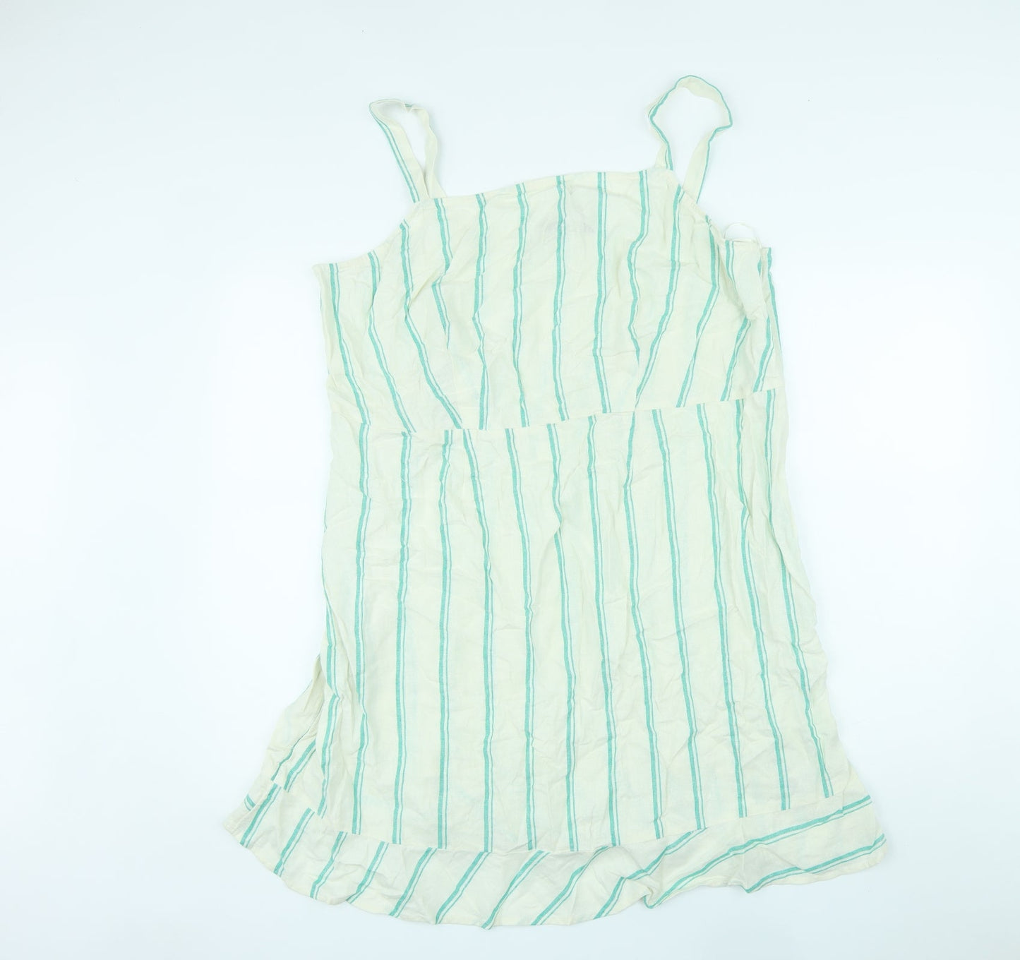 Womens UK Size 22 Marks and Spencer Ivory Basic Tank
