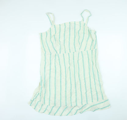 Womens UK Size 22 Marks and Spencer Ivory Basic Tank