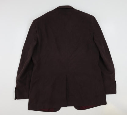 Mens UK Size 44 Marks and Spencer Regular Brown Suit Jacket