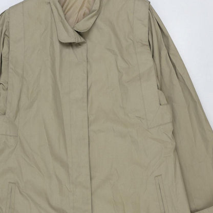 Womens UK Size 14 Canda Beige Overcoat