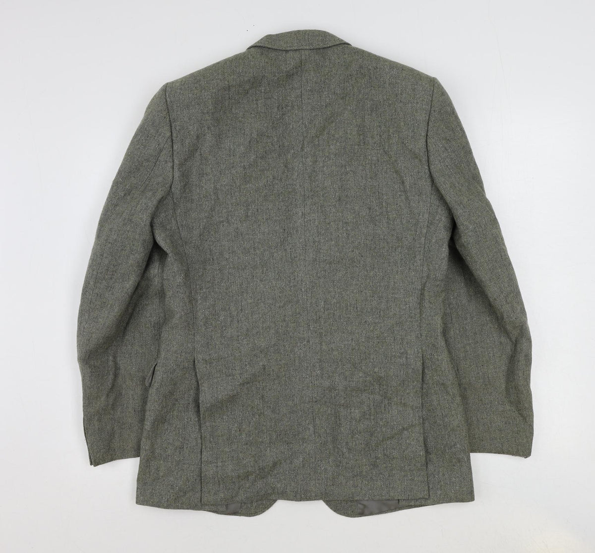 Tweedsmuir Mens Green Polyester Jacket Suit Jacket Size 36 Regular