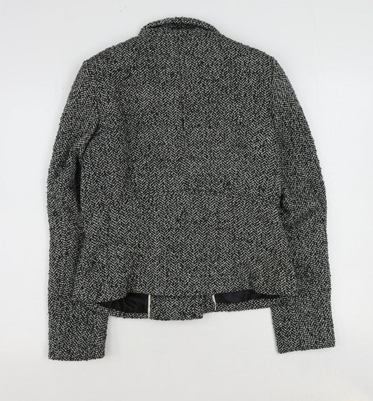 RJR.John Rocha Womens Black Jacket Size 12 Zip