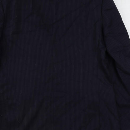 Mens UK Size 40 Marks and Spencer Regular Blue Suit Jacket