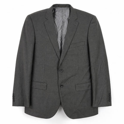 Woolworths Mens Grey Polyester Jacket Suit Jacket Size 42 Regular