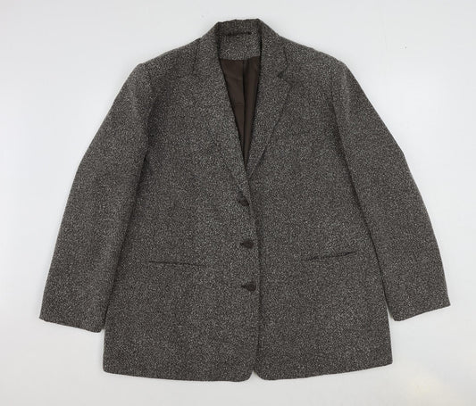 Womens UK Size 20 Agenda Regular Brown Blazer