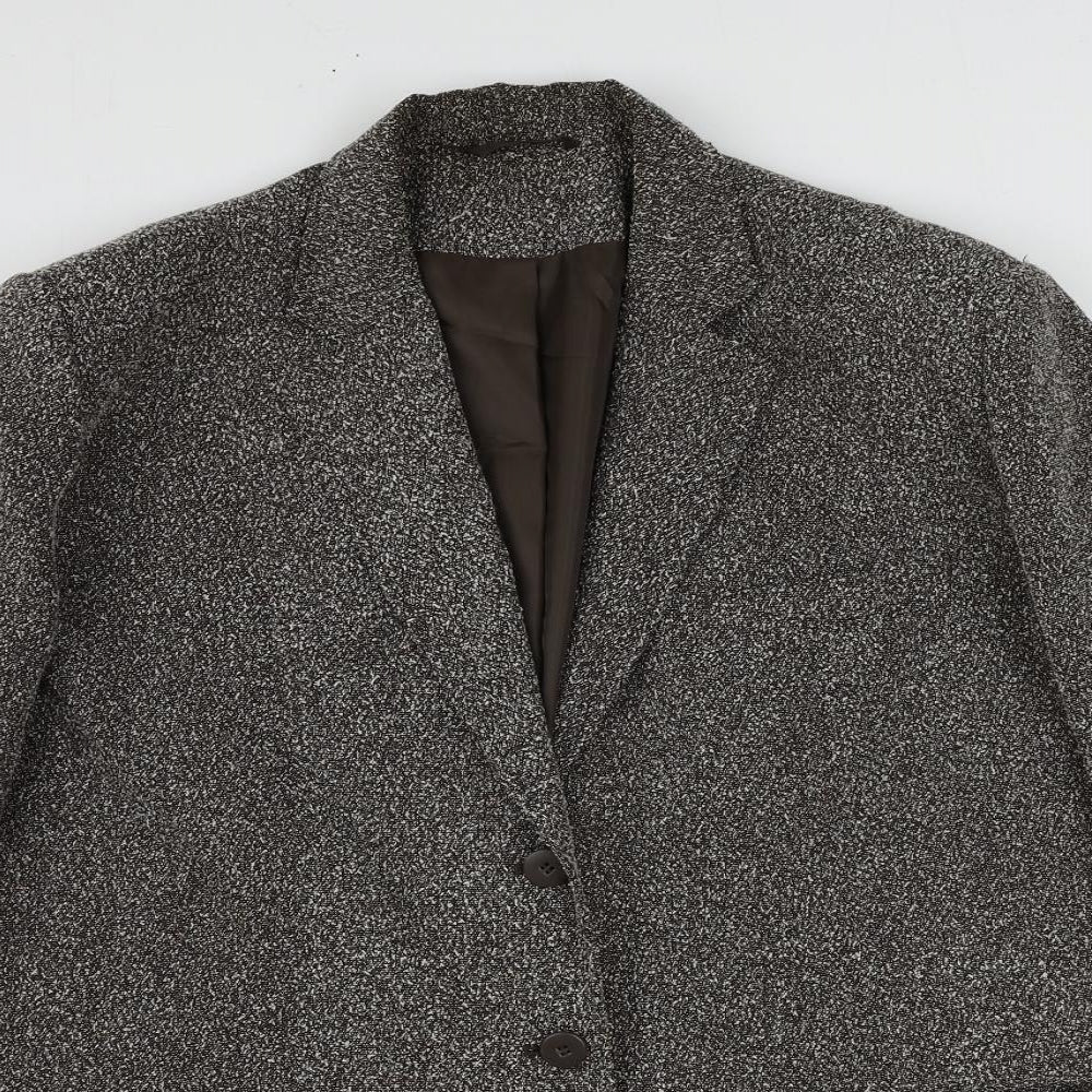 Womens UK Size 20 Agenda Regular Brown Blazer