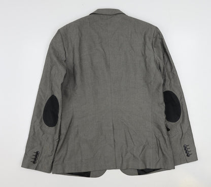 Mens UK Size 44 H&M Regular Grey Suit Jacket