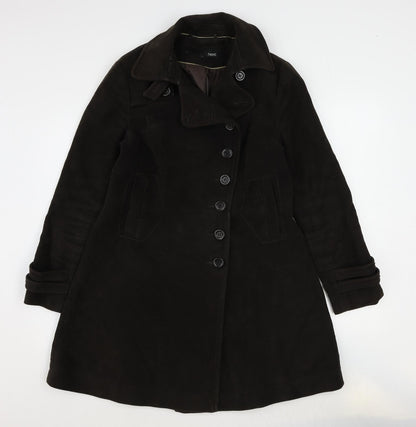 Womens UK Size 14 NEXT Brown Overcoat