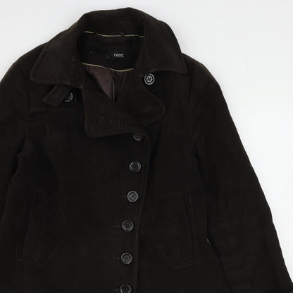 Womens UK Size 14 NEXT Brown Overcoat