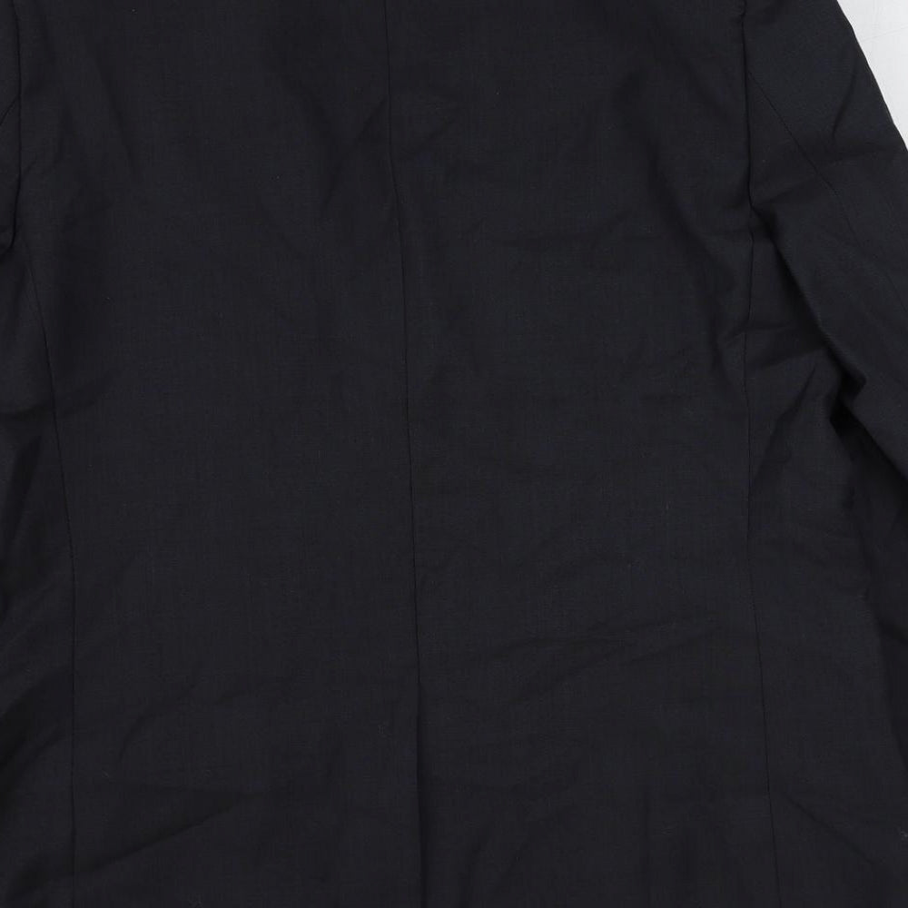 Mens UK Size 44 Topman Regular Blue Suit Jacket