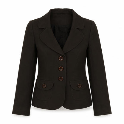 Womens UK Size 8 Kaliko Regular Brown Blazer
