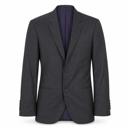 Kimmy Mens Grey Polyester Jacket Suit Jacket Size 36 Regular