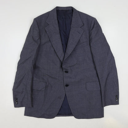 Mens UK Size 42 St Michael Regular Blue Suit Jacket