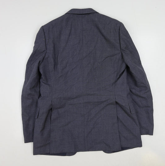 Mens UK Size 42 St Michael Regular Blue Suit Jacket
