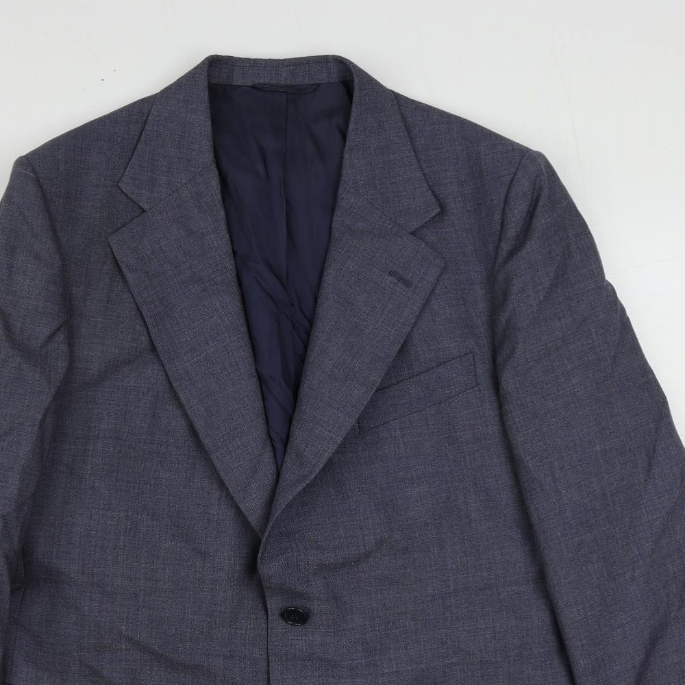Mens UK Size 42 St Michael Regular Blue Suit Jacket