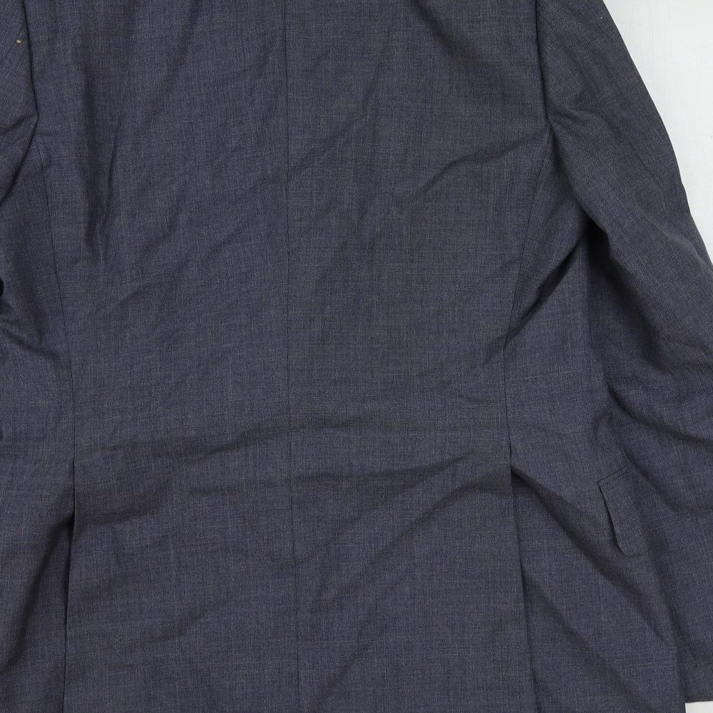 Mens UK Size 42 St Michael Regular Blue Suit Jacket