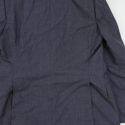 Mens UK Size 42 St Michael Regular Blue Suit Jacket