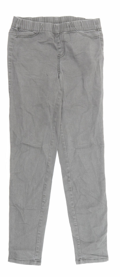 NEXT Womens Grey Cotton Jegging Jeans Size S L25 in Regular