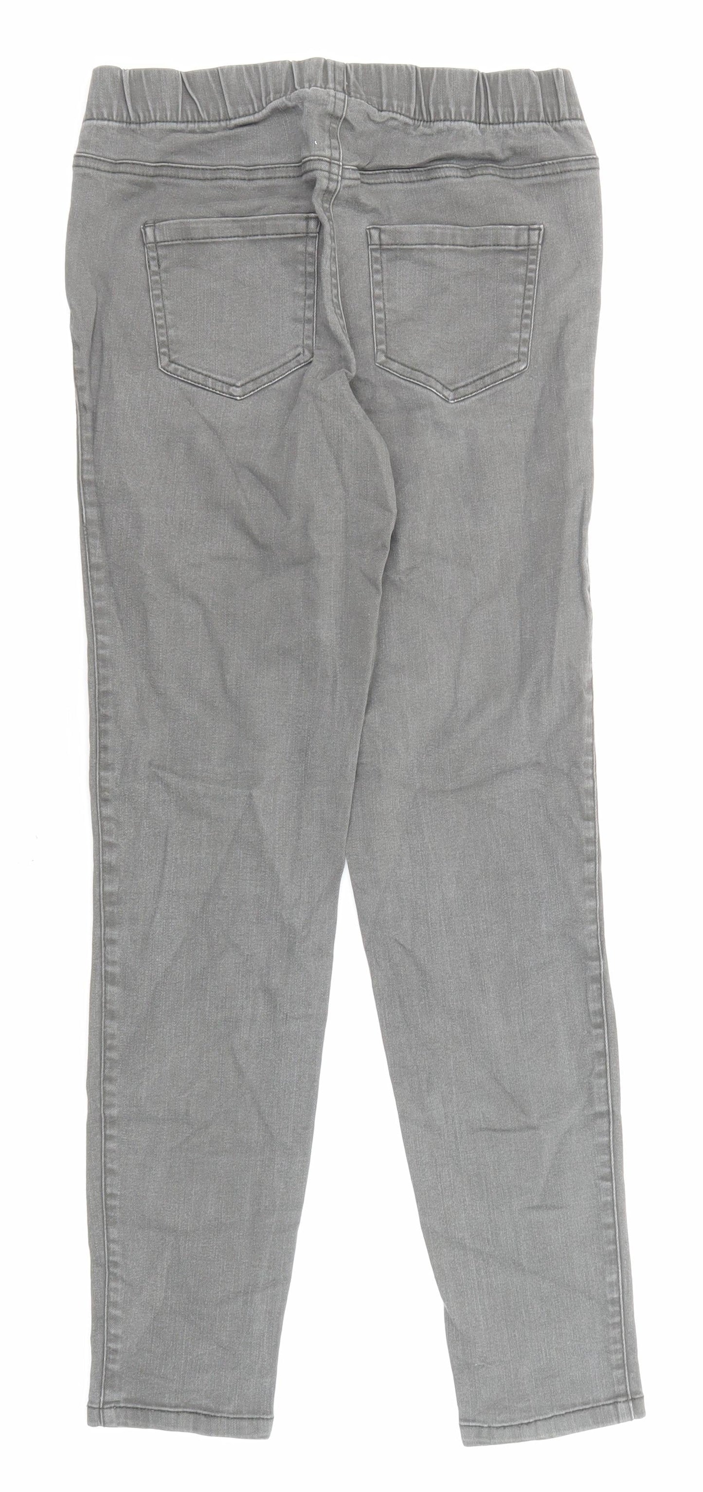 NEXT Womens Grey Cotton Jegging Jeans Size S L25 in Regular