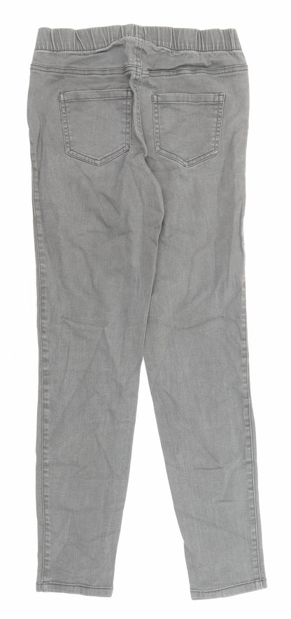 NEXT Womens Grey Cotton Jegging Jeans Size S L25 in Regular