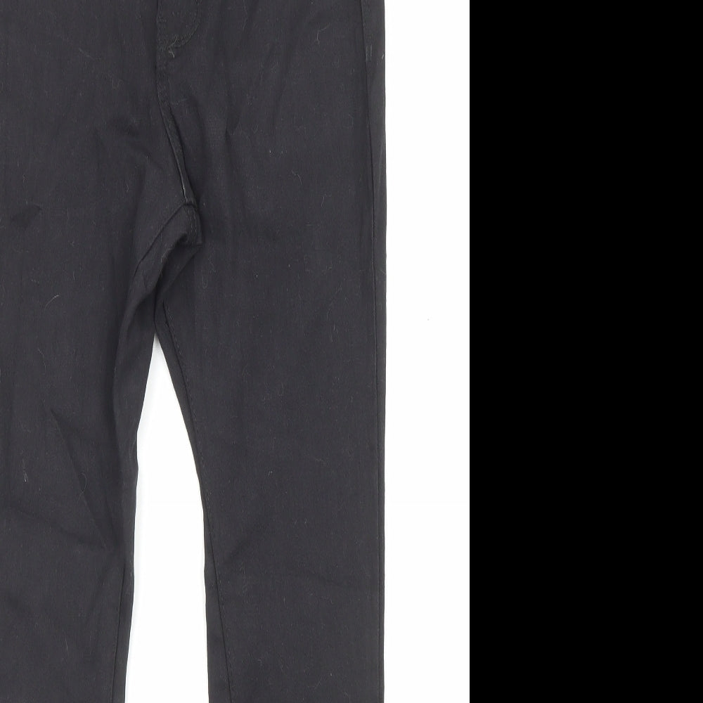 Denim & Co. Womens Black Cotton Skinny Jeans Size 10 L26 in Regular Zip - Pockets