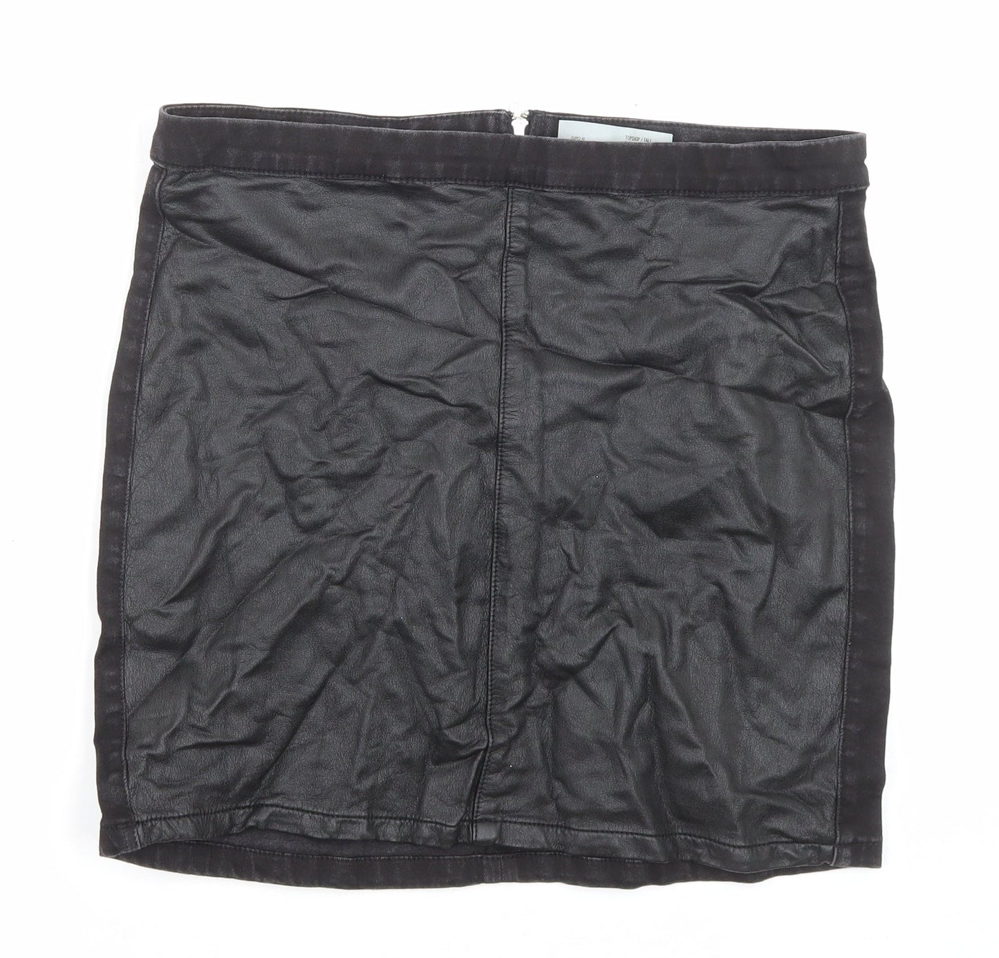 Womens UK Size 14 Topshop A-Line Denim Skirt