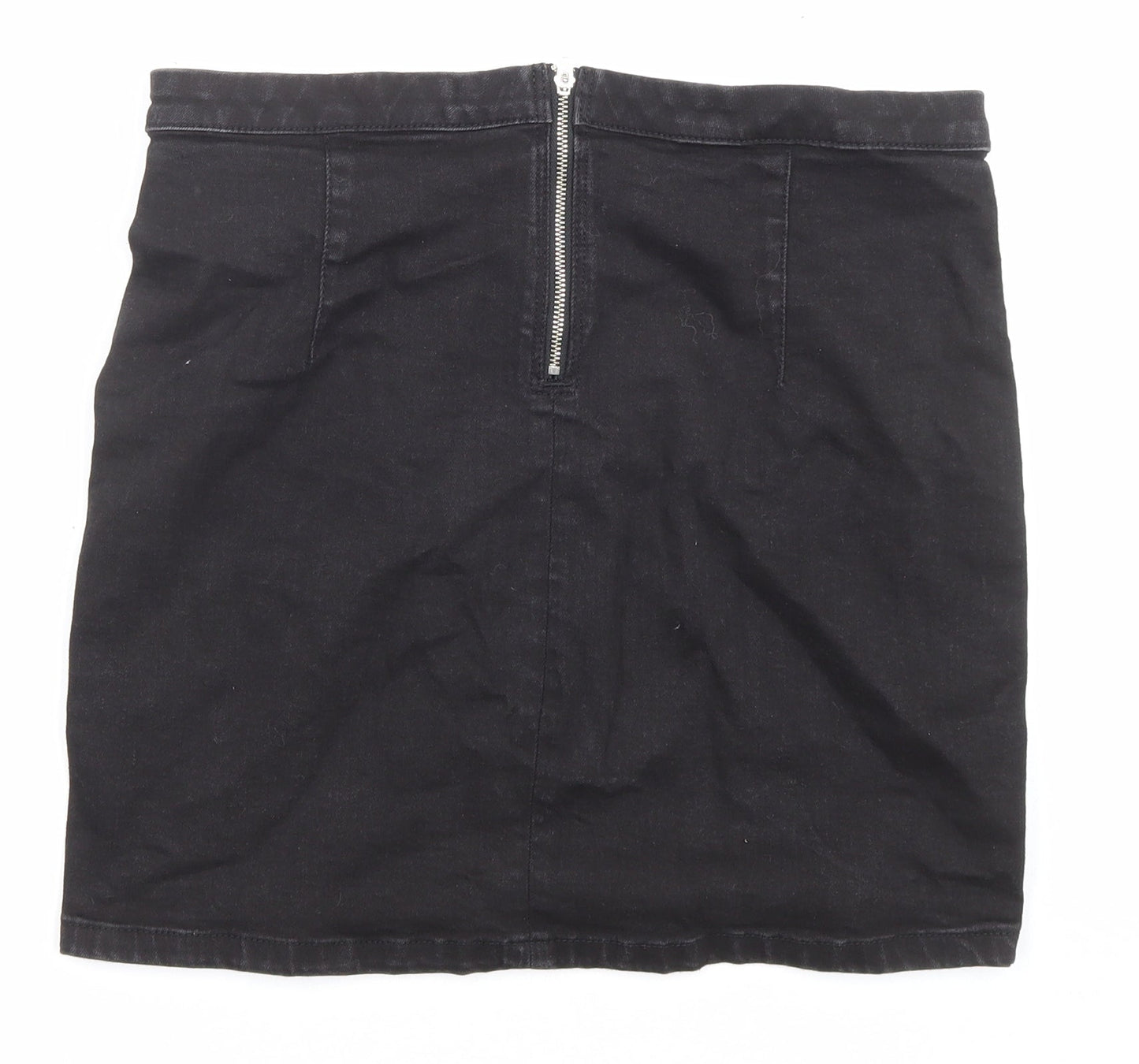 Womens UK Size 14 Topshop A-Line Denim Skirt