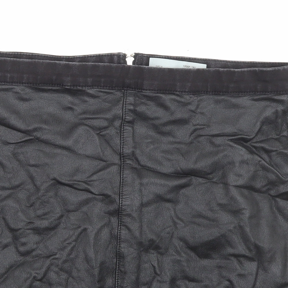 Womens UK Size 14 Topshop A-Line Denim Skirt