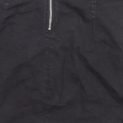 Womens UK Size 14 Topshop A-Line Denim Skirt