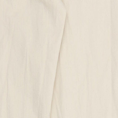 Marks and Spencer Mens Beige Cotton Straight Jeans Size 30 in L33 in Regular Zip - Pockets