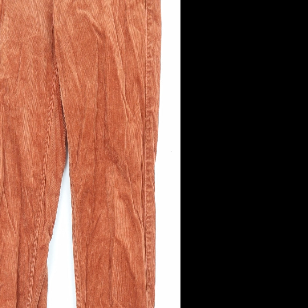 Womens UK Size 25 Lee Regular Fit  Orange Trousers