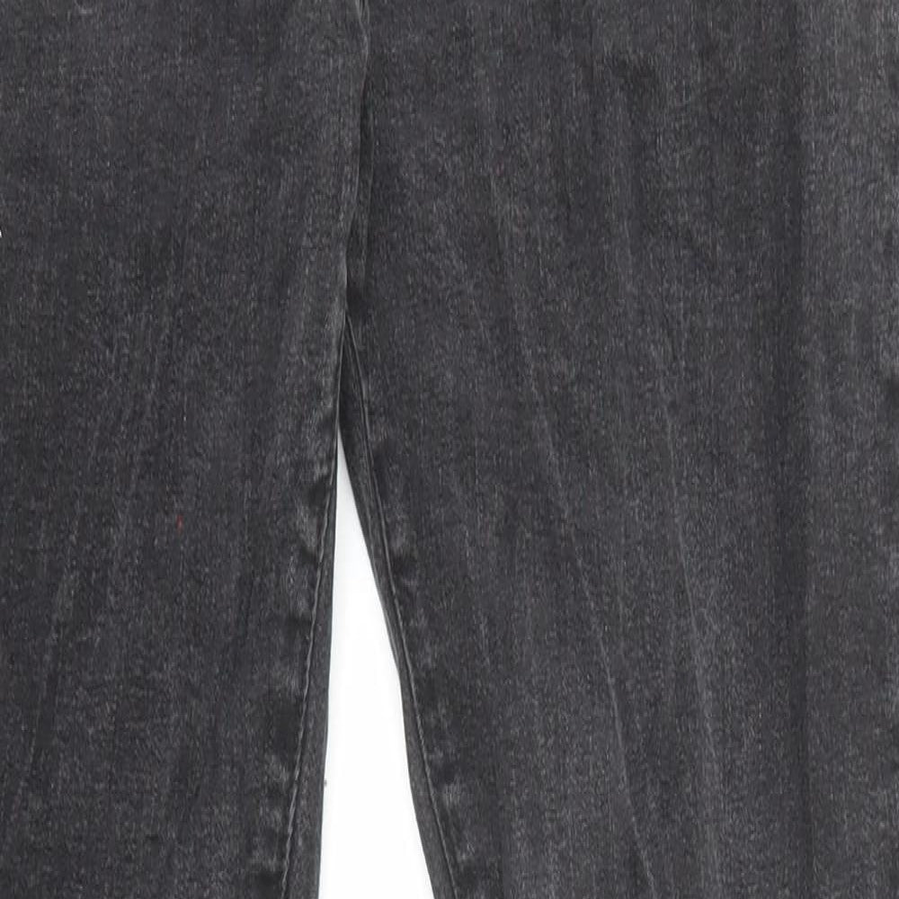 Legend Mens Black Cotton Straight Jeans Size 32 in L32 in Regular Zip - Pockets