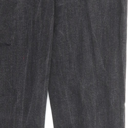 Legend Mens Black Cotton Straight Jeans Size 32 in L32 in Regular Zip - Pockets