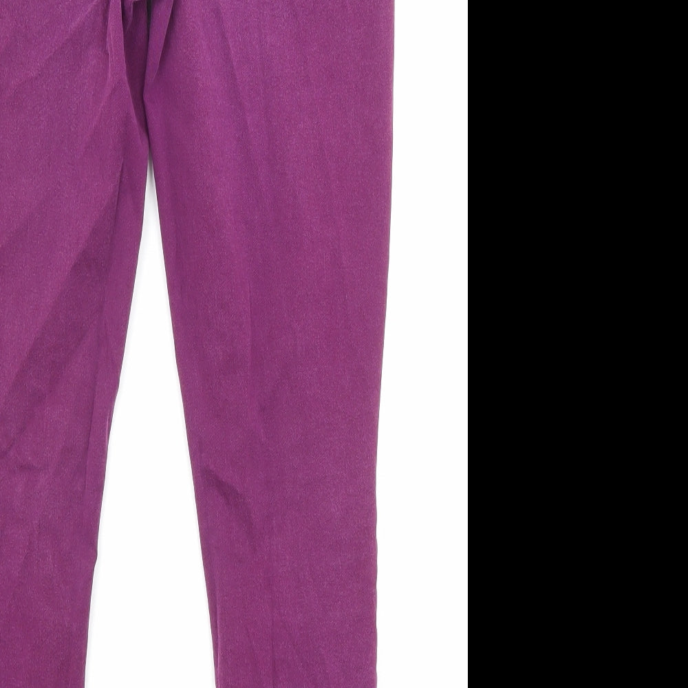 Gap Womens Purple Cotton Straight Jeans Size 6 L26 in Regular Zip - Pockets