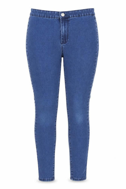 Womens UK Size 12 Denim & Co. Regular Fit Skinny Blue Jeans