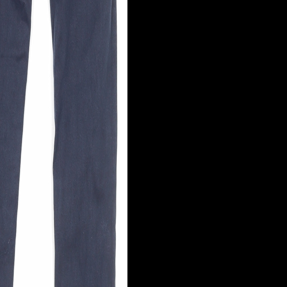 Zara Womens Blue Cotton Skinny Jeans Size 27 in L30 in Regular Zip - Pockets