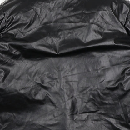 Womens UK Size 10 PRETTYLITTLETHING Black Puffer Jacket