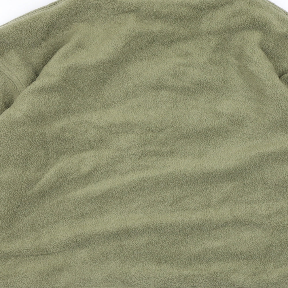 Active Womens Green Bomber Jacket Coat Size 14 Zip