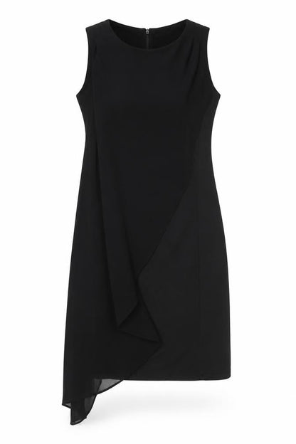 River Island Womens Black Polyester Bodycon Size 8 Round Neck Zip