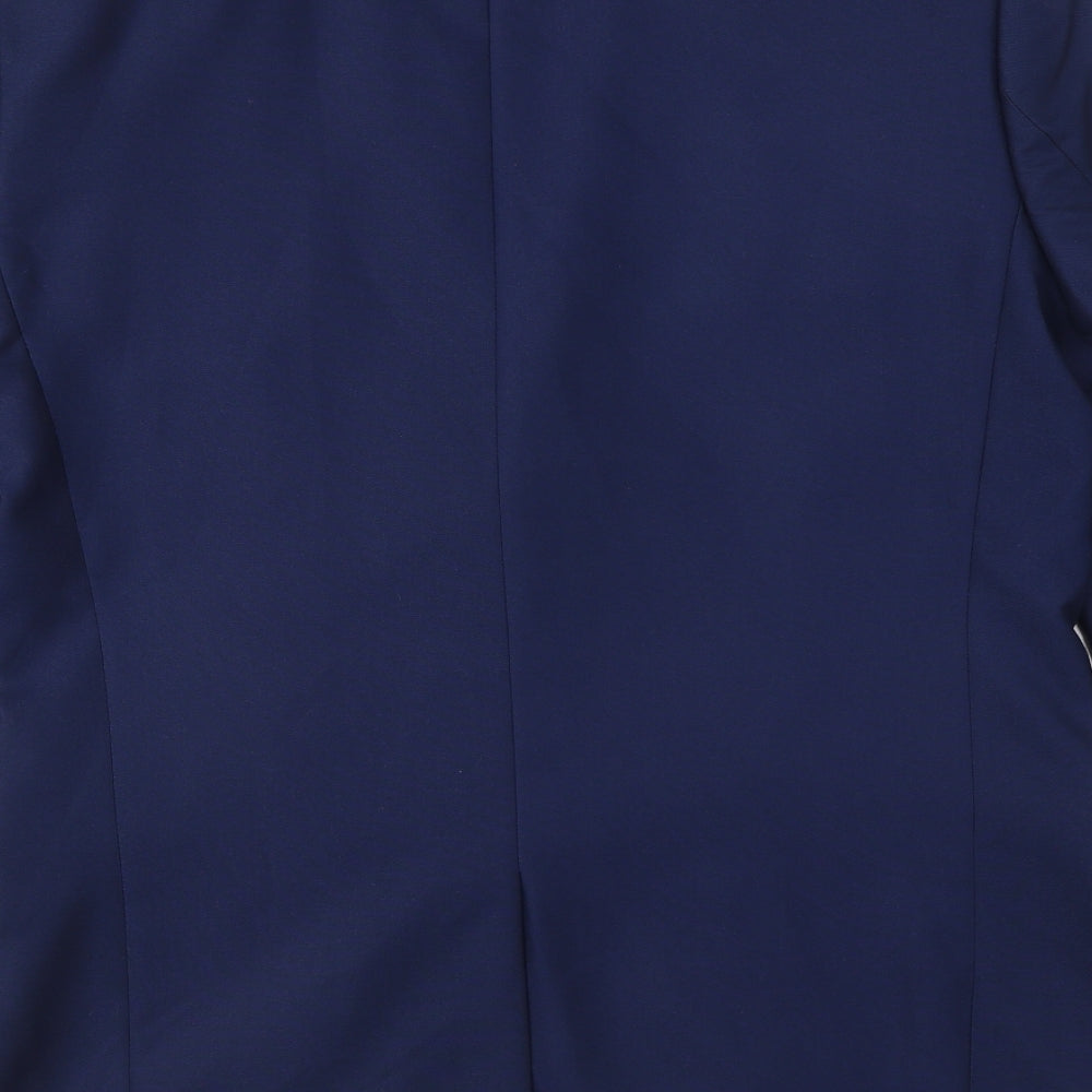 Mens UK Size 40 OneSix5ive Regular Blue Suit Jacket