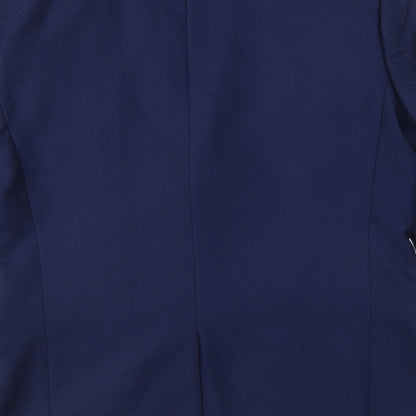 Mens UK Size 40 OneSix5ive Regular Blue Suit Jacket